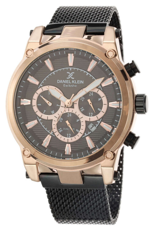 DANIEL KLEIN EXCLUSIVE MENS STAINLESS STEEL STRAP WATCH - DK.1.12457-5 - Image 6