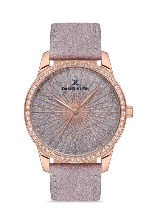 DANIEL KLEIN TRENDY WOMENS LEATHER STRAP WATCH - DK.1.12539-2 - Image 7