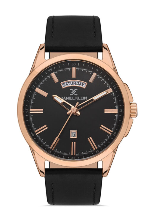 DANIEL KLEIN PREMIUM MENS LEATHER STRAP WATCH - DK.1.13079-4 - Image 7