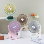 Dd8095t Clip Lantern Third Gear Rechargeable Fan (18650 Lithium Battery 1200mah) MOQ:1B0x - Tradedubai.ae Wholesale B2B Market