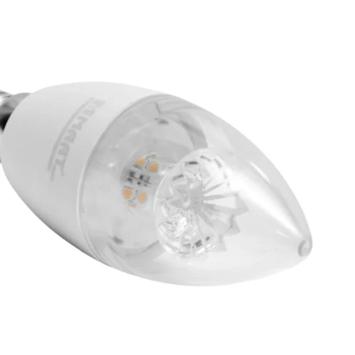35 watts 85% efficient energy saving in white and warm white LED Candle Bulb - E14 - Image 2