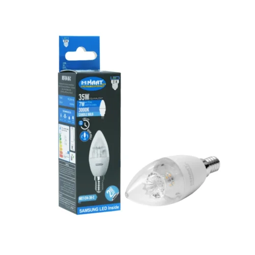 35 watts 85% efficient energy saving in white and warm white LED Candle Bulb - E14 - Image 5
