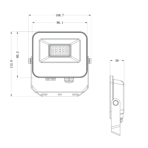 LED Flood Light EK 10W - Image 4