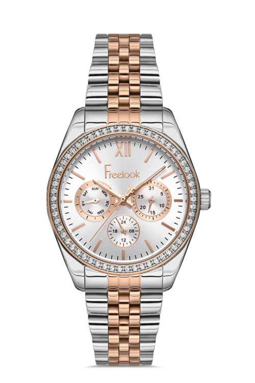 FREELOOK BELLE WOMENS STAINLESS STEEL STRAP WATCH - FL.1.10282-3 - Image 7