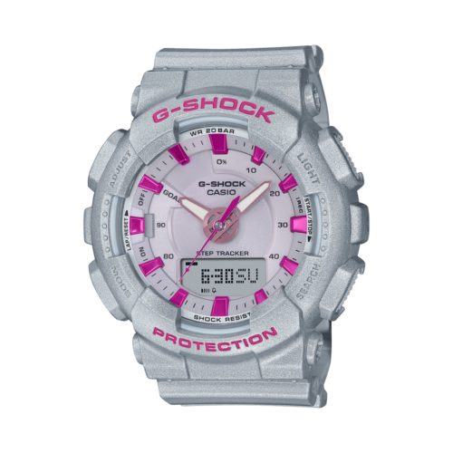 G-SHOCK WOMENS S-SERIES NEO PUNK WATCH - GMA-S130NP-8ADR - Image 7