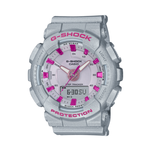 G-SHOCK WOMENS S-SERIES NEO PUNK WATCH - GMA-S130NP-8ADR - Image 6