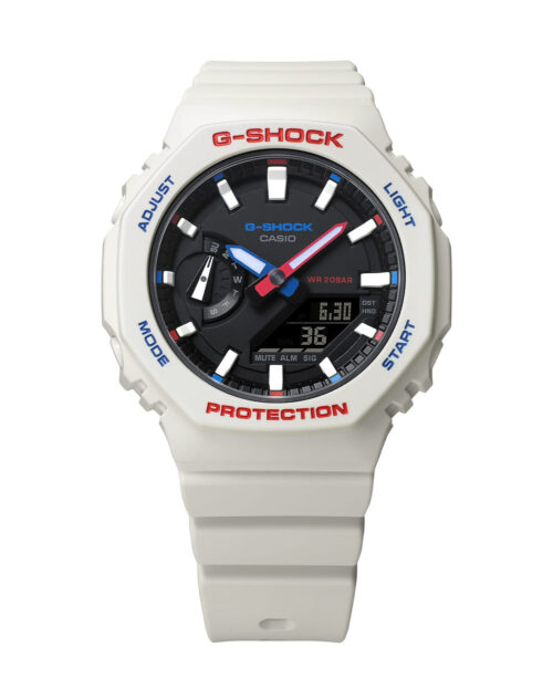 G-SHOCK WOMENS CASIOAK S-SERIES TRICOLOR DESIGN WATCH - GMA-S2100WT-7A1DR - Image 7