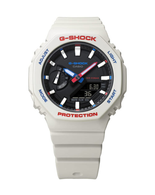 G-SHOCK WOMENS CASIOAK S-SERIES TRICOLOR DESIGN WATCH - GMA-S2100WT-7A1DR - Image 3