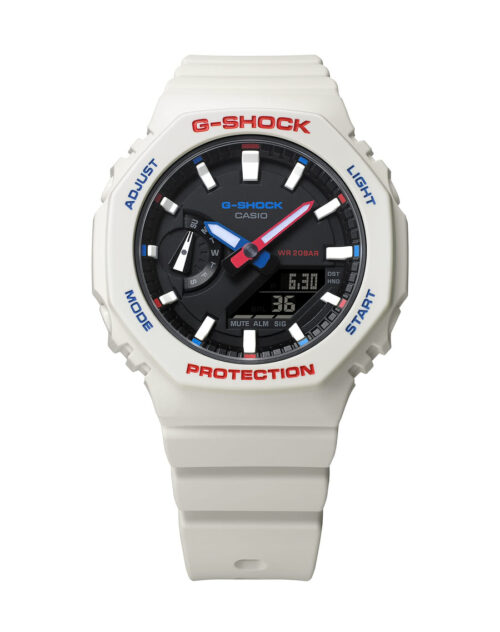 G-SHOCK WOMENS CASIOAK S-SERIES TRICOLOR DESIGN WATCH - GMA-S2100WT-7A1DR - Image 6