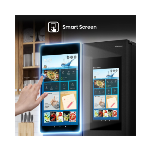HisenseSmartRefrigeratorRQ759N4IBU1BlackColorWithTouchScreenWaterDispenserIceMaker1YearsFull5YearsCompressorWarranty-seven-wonder-717png - Tradedubai.ae Wholesale B2B Market - Tradedubai.ae Wholesale B2B Market