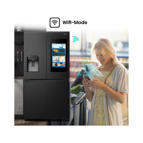 HisenseSmartRefrigeratorRQ759N4IBU1BlackColorWithTouchScreenWaterDispenserIceMaker1YearsFull5YearsCompressorWarranty-seven-wonder-802png - Tradedubai.ae Wholesale B2B Market - Tradedubai.ae Wholesale B2B Market