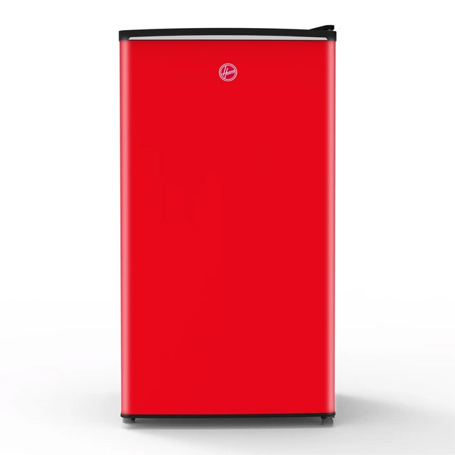 Hoover 118 Liters Single Door Refrigerator, Compact Small Size Free Standing Fridge, Best for Mini Bar, Home, Office, Bedroom, Kids Room, Red Color, HSD-K118-R - Image 2