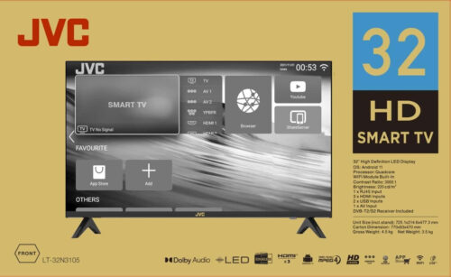 Jvc32InchSmartTvFullHdAndroidGooglePlayNetflixYoutubeShahidChromecastWifiColourBlackModel-Lt32N3105-1YearsFullWarranty-seven-wonder-816jpg - Tradedubai.ae Wholesale B2B Market - Tradedubai.ae Wholesale B2B Market