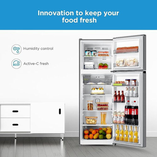 Midea489LGrossTopMountDoubleDoorRefrigeratorMDRT489MTE462DoorsFrostFreeFridgeFreezerWithSmartSensorHumidityControlActive-CFreshMulti-AirFlowElectronicControlSilver-seven-wonder-882jpg - Tradedubai.ae Wholesale B2B Market - Tradedubai.ae Wholesale B2B Market