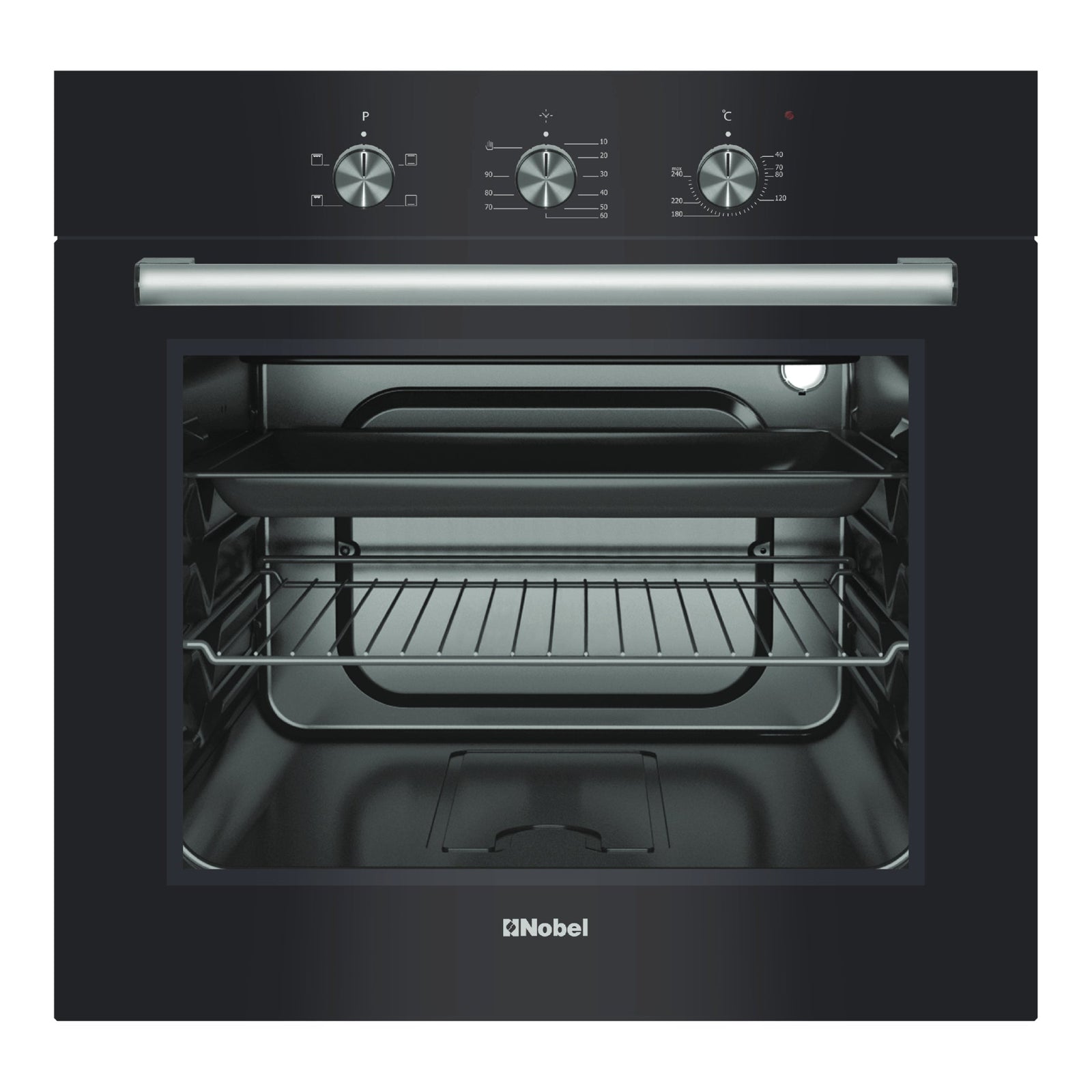 NBI630201_1600xjpg NOBEL Builtin - Ovens Glass Black 60cm Gas NBI63020 - Image 1