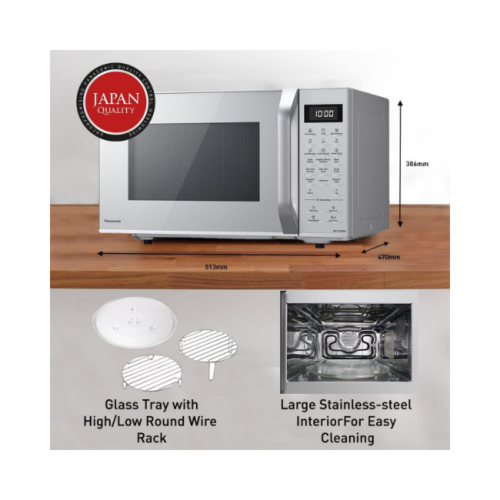 Panasonic27L4-In-1ConvectionMicrowaveOvenNn-Ct65SilverWithHealthyAirFryerMenusMin1yearmanufacturerwarranty-seven-wonder-B3UB-image5png - Tradedubai.ae Wholesale B2B Market - Tradedubai.ae Wholesale B2B Market
