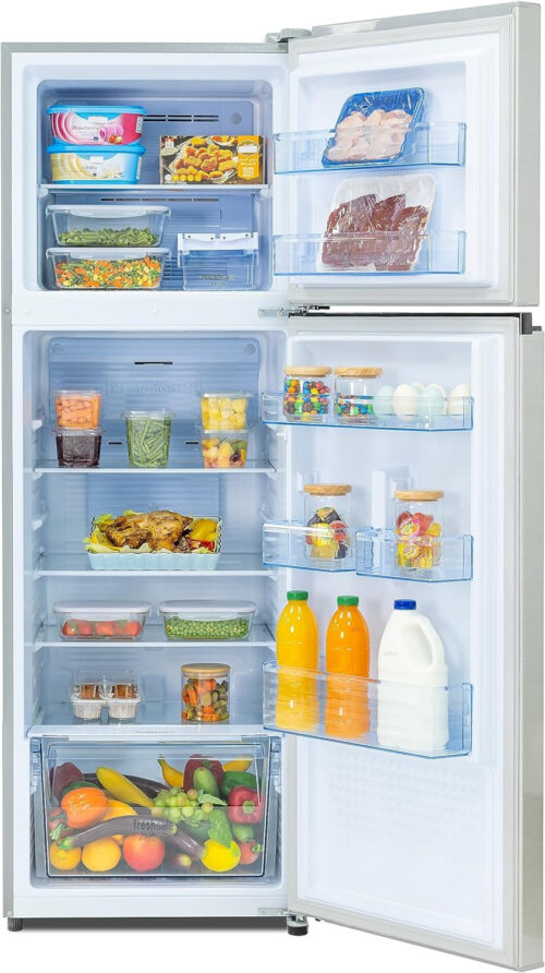 Panasonic 308L Net Capacity Top Mount Refrigerator,Shiny Silver look, NR-TG353BUSU - Image 6