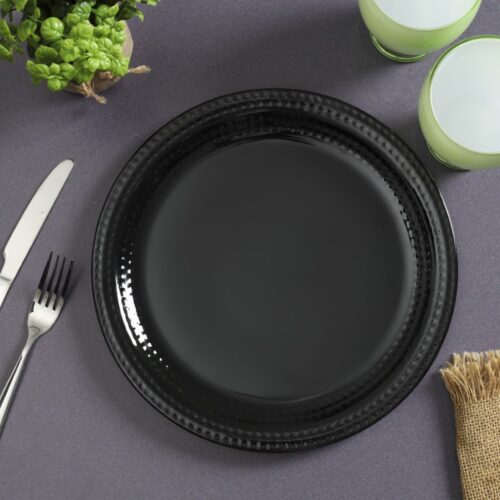 Melamineware Oval Rice Plate | 14″ Dinner Plate | RF10606 | Plate with Elegant Floral Design | Ideal for Dinner, Lunch, Breakfast, Parties & More - Image 3