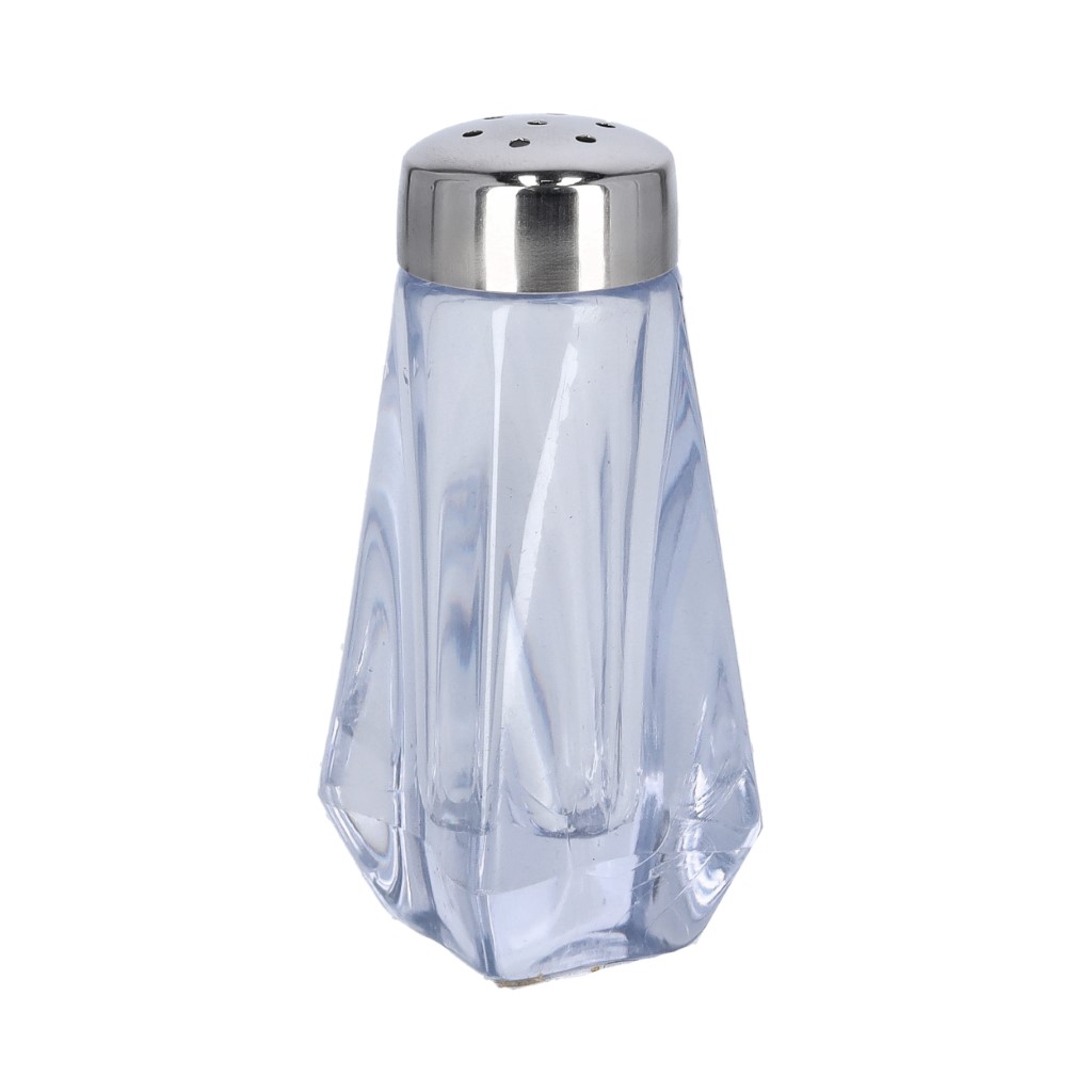 RF10077-WB-1jpg Royalford RF10077 Crystalia Pepper Shaker | Removeable Lid | Salt & Pepper Shaker | Beautiful Design with Comfortable Hold | Ideal to Store Salt, Spices, Pepper for Easy & Quick Shake - Image 1