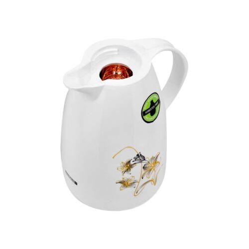 Oriental Double Wall Vacuum Flask, 1L Thermos, RF10092 | PP Outer Body, ASBESTOS Free Pink Glass Inner | Portable & Leak-Resistant | Keeps Drink Hot Or Cold For Hours - Image 3