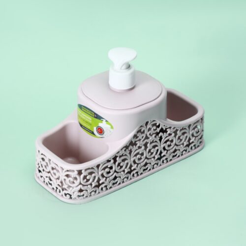 Soap Dispenser With Sponge Holder, RF10241 | Premium Quality PP Polymer | 6 Color Variants | Dish Soap Dispenser Pump Bottle And Sponge Holder | 2 In 1 For Kitchen Sink Bathroom Counter Storage And Organization - Image 6