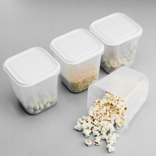 4 Pcs Food Storage Container, 1100ml, RF10286 | Polymer Container For Kitchen Pantry Organization And Storage | BPA Free Container | Freezer Safe - Image 5
