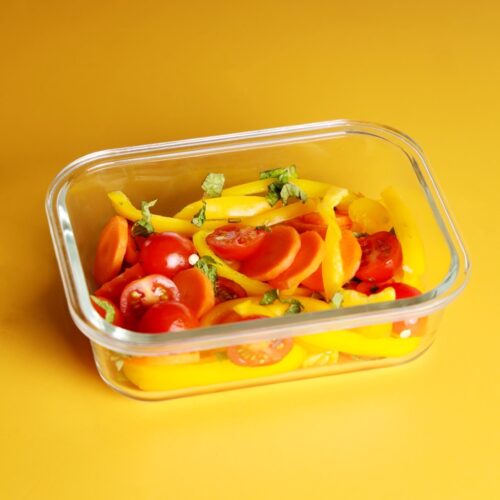 Rectangular Glass Food Container with Bamboo Lid, RF10320 – 1050ml, Freezer & Dishwasher Safe, Air Tight Lid with Silicone Sealing Ring, High Thermal Shock Resistant - Image 5