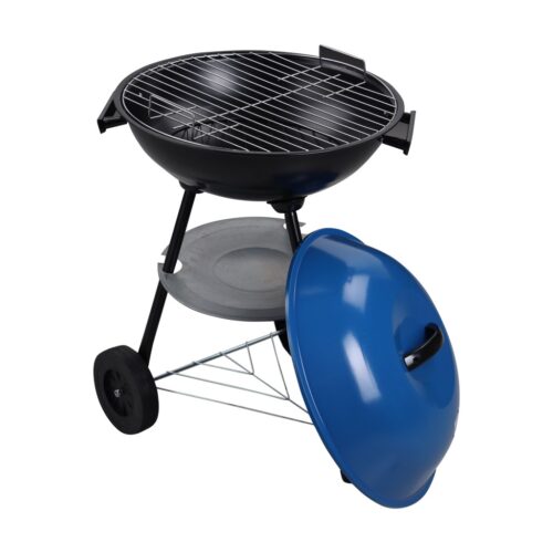 Royal ford Wheeled Barbecue Stand with Grill & Handle RF10360 | Iron Construction | Large Grilling Area | Detachable & Portable Design | Heat Resistant Handle - Image 2