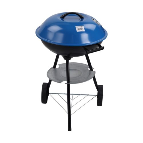 Royal ford Wheeled Barbecue Stand with Grill & Handle RF10360 | Iron Construction | Large Grilling Area | Detachable & Portable Design | Heat Resistant Handle - Image 3