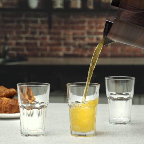 3Pcs Glass Tumbler Set, Crystal Clear Construction, RF10472 | Lead-Free Glass | 270ml Capacity | Dishwasher-Safe | Beer Glasses, Tumbler Cup, Cocktail Glasses, Whiskey Glasses, Iced Tea Glasses - Image 4