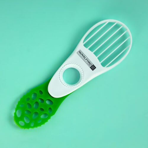 Royalford 5-in-1 Avocado Tool- RF10571| Perfect for Cutting, De-stoning and Slicing| Food-Grade, Premium-Quality Polymer| Ergonomic Design for Easy and Convenient Handling| Dishwasher Safe| Green - Image 5