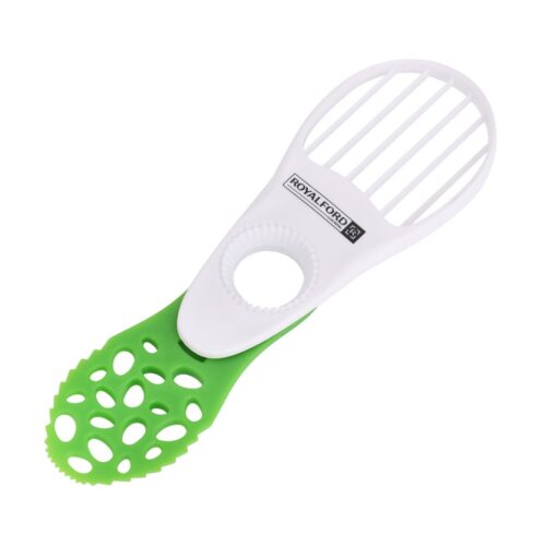 Royalford 5-in-1 Avocado Tool- RF10571| Perfect for Cutting, De-stoning and Slicing| Food-Grade, Premium-Quality Polymer| Ergonomic Design for Easy and Convenient Handling| Dishwasher Safe| Green - Image 2