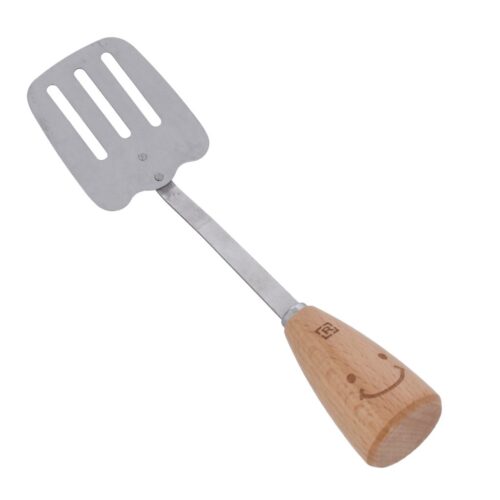 Slotted Turner, Stainless Steel with Wooden Handle, RF10661 | Turner Spatula with for Cooking, Flipping, Frying Fish, Tuna, Steak, Eggs, Pancake - Image 2