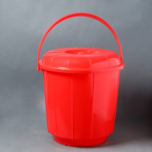 Plastic Bucket with Lid | 7L Bucket with Handle | RF10682 | Plasticware Leak-proof Bucket | Sturdy, Long Lasting Design | Ideal for Home, Garden, DIY Bucket - Image 8