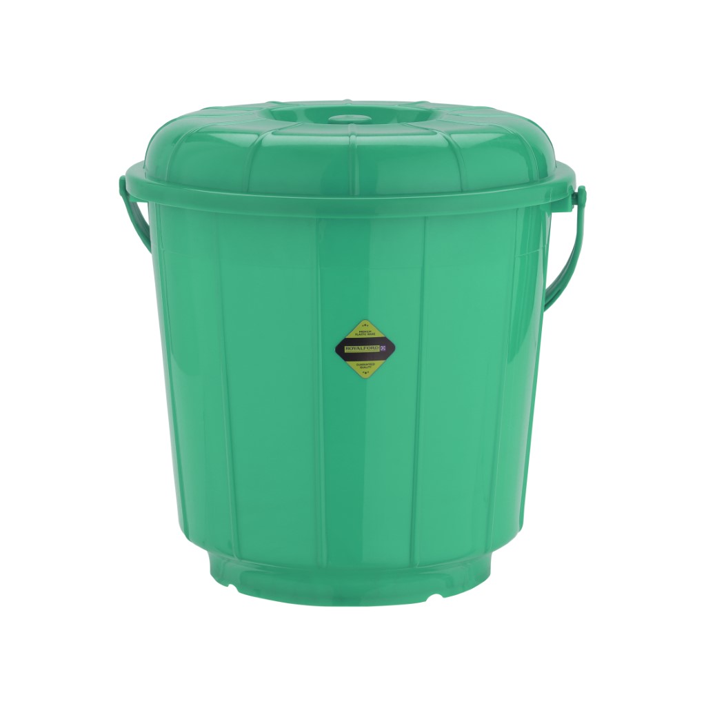 RF10681-WB-1jpg Plastic Bucket with Lid | 7L Bucket with Handle | RF10682 | Plasticware Leak-proof Bucket | Sturdy, Long Lasting Design | Ideal for Home, Garden, DIY Bucket - Image 1