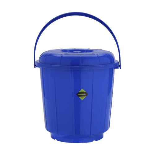Plastic Bucket with Lid | 7L Bucket with Handle | RF10682 | Plasticware Leak-proof Bucket | Sturdy, Long Lasting Design | Ideal for Home, Garden, DIY Bucket - Image 2