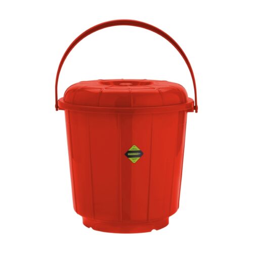 Plastic Bucket with Lid | 7L Bucket with Handle | RF10682 | Plasticware Leak-proof Bucket | Sturdy, Long Lasting Design | Ideal for Home, Garden, DIY Bucket - Image 4