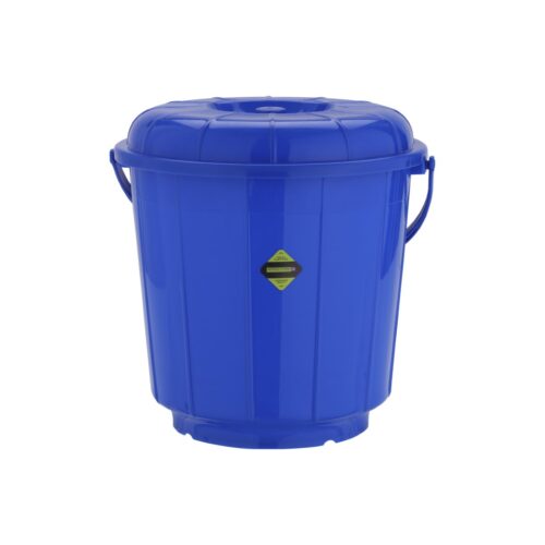 Plastic Bucket with Lid, 25L Bucket with Handle | RF10688 | Plasticware Leak-proof Bucket | Sturdy, Long Lasting Design | Ideal for Home, Garden, DIY Bucket