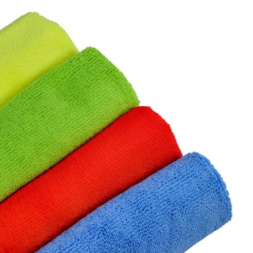 Royalbright 7-Piece Microfiber Cleaning Cloth Set- RF10738| Powerful and High-Density Microfiber Cloth for Easy and Efficient Cleaning| Germ Shield Technology with Super Absorbent Power| 100% Micro-Fiber and 100% Anti-Bacterial| Multi-Color - Image 2