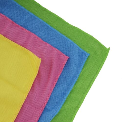 Royalbright 4 pcs Multi-Purpose Microfiber Cloth Set RF10744 | Powerful and High-Density Microfiber Cloth for Easy and Efficient Cleaning| Germ Shield Technology with Super Absorbent Power| 100% Micro-Fiber and 100% Anti-Bacterial| Multi-Color - Image 2