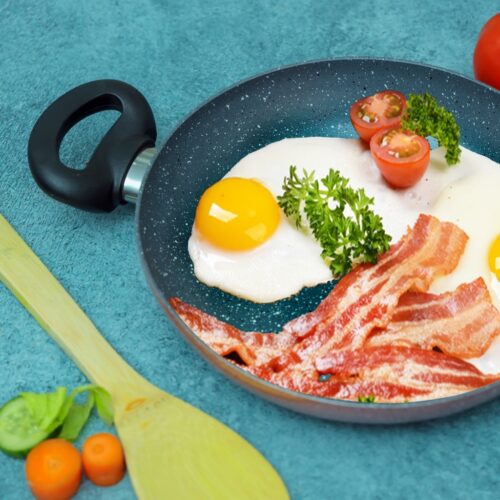 Mini Pan, Sturdy & Soft Touch Bakelite Handle, RF10854, 22cm Premium Quality Aluminium & Durable Granite Coating Pan | Ideal for Veggies, Curry, Sweet, Meat, Seafood - Image 5