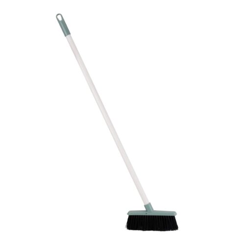 Royalford Long Handle Dustpan with Brush -RF10905| Large and Wide Brush Head, Feathered Tip Bristles with Handle and Comfortable Grip| Multi-Purpose Cleaning Tool Perfect for Home, Kitchen, Office, Hospital Use| Highly Durable, Light-Weight and Elegant Design| Blue - Image 2
