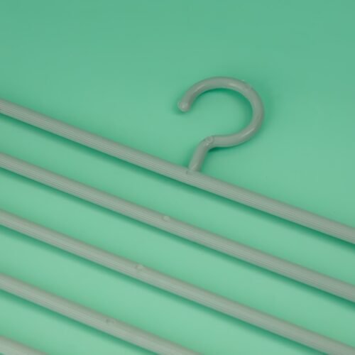 Royalford 4-Tier Folded Clothes Hanger- 34.8x24cm | RF10934 | Multi-purpose Plastic Hanger Perfect for All Kinds of Clothes| Ideal for Tie, Scarves, Belt| Premium-Quality, Innovative, Trendy and Anti-Skid| Sturdy and has High Tensile Strength| White - Image 5