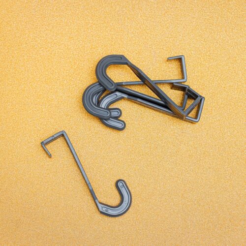 Royalford 5 Piece Over the Door Hanger Set- 4.7x9cm | RF10937| Multi-Purpose Plastic Hanger for Hanging Jackets, Towels and Other Things| No Drilling Required and Easy to Use| Premium-Quality, Innovative, Trendy and Anti-Skid| Sturdy and has High Tensile Strength| Multi-Color - Image 4