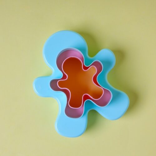 Royalford Double-Side Toy-Shaped Cookie Cutters | RF10972 | Polymer Cookie and Fondant Cutter| BPA-Free and Odor-Free Teddy Shaped Cutter| Pink and Blue| Pack of 2 - Image 4