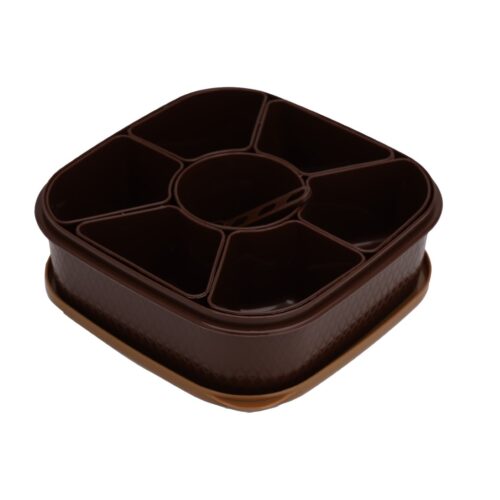 Royalford 7 Container Spice Box, Plasticware Box, RF11040 | BPA-free Spice Container | Indian Masala Daaba | Lightweight Box for Storing Spices - Image 3