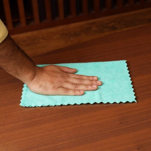 Royalbright 4-Piece Microfiber Cleaning Towels- RF11075| Powerful and High-Density Microfiber Cloth for Easy and Efficient Cleaning|100% Anti-Bacterial and Super Absorbent Power| 80% Micro-Fiber and 20% Polyester for Effective Cleaning | Multi-Color - Image 4