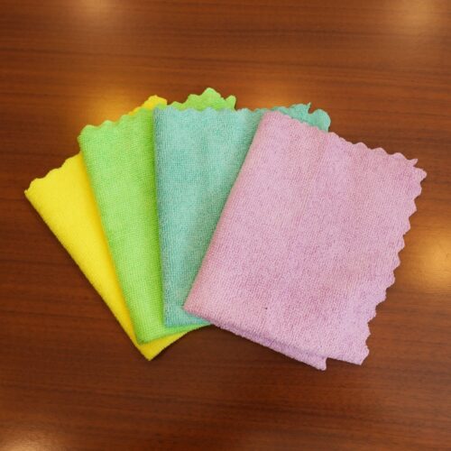 Royalbright 4-Piece Microfiber Cleaning Towels- RF11075| Powerful and High-Density Microfiber Cloth for Easy and Efficient Cleaning|100% Anti-Bacterial and Super Absorbent Power| 80% Micro-Fiber and 20% Polyester for Effective Cleaning | Multi-Color - Image 5