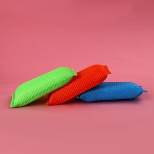 Royalbright Heavy Duty Scrub Sponges- RF11079| Cleaning Sponges for Kitchen, Sink and Bathroom Use| Cleaning Supplies made with Premium-Quality Material| Ideal for Dish Wash Liquid| Multi-Purpose and No Scratch Rectangular Sponge| Pack of Three| Multi-Color - Image 4