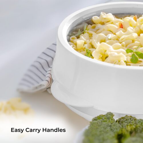 Elite Gold Insulated Casserole, Firm Twist Lock | RF11148 | Strong Handles | 6000ml Double Wall Insulated Serving Pot, Chapati Storage Box, Roti Serving Pot, Chapati Dabba - Image 5